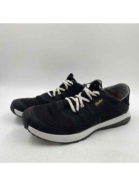 Olu Kai Women's Shoe Size 8 Black mesh Sneakers
